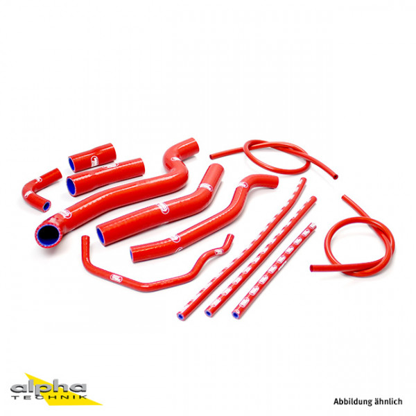 SAMCO SPORT Siliconschlauch Kit rot für Yamaha FZ1 Fazer Modelljahr 2006-2011