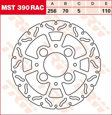 Bremsscheibe starr MST390RAC