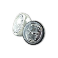 LED-Scheinwerfer "Pearl" 5-3/4" chrom M8 seitlich E-geprüft LED-Scheinwerfer "Pearl" 5-3/4" chrom M8 seitlich E-geprüft