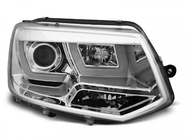 Scheinwerfer U-LED Light chrom passend für VW T5 2010-2015