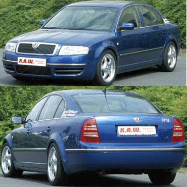K.A.W. Tieferlegungsfedern für Skoda Superb 3U ab 06/2003 bis 03/2008