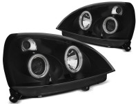 Angel Eyes CCFL Scheinwerfer passend für Renault Clio II 06.01–09.05 Schwarz Angel Eyes CCFL Scheinwerfer passend für Renault Clio II 06.01–09.05 Schwarz