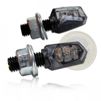 LED-Blinker "New Nano" schwarz getönt E-geprüft nur für hinten LED-Blinker "New Nano" schwarz getönt E-geprüft nur für hinten