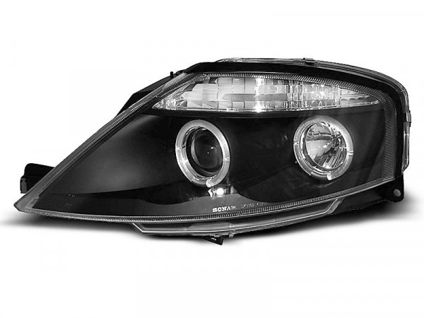 Scheinwerfer Citroen C3 03.02-09 Angel Eyes Schwarz