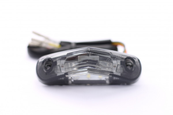 MG Biketec Universelles LED Rücklicht- / Bremslicht inkl. integrierter Kennzeichenbeleuchtung, mit E