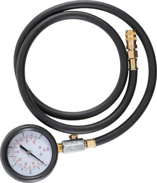 Messuhr mit Ventil | 0 - 10 Bar | passend für Art. 8007