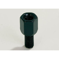 SHIN YO Spiegeladapter M8 Rechtsgewinde auf M10 Linksgewinde schwarz SHIN YO Spiegeladapter M8 Rechtsgewinde auf M10 Linksgewinde schwarz