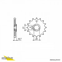 Ritzel 15 Zähne Teilung 630 passend für Honda CB750F CB750G Ritzel 15 Zähne Teilung 630 passend für Honda CB750F CB750G