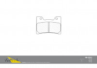 alpha Technik Sintermetall Bremsbelag Straße mit ABE passend für Yamaha Modelle alpha Technik Sintermetall Bremsbelag Straße mit ABE passend für Yamaha Modelle