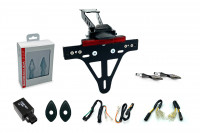 Kennzeichenhalter-Blinker-Kit X-LED passend für Honda CB500F PC58 & CBR500R PC57 ab 2017 Kennzeichenhalter-Blinker-Kit X-LED passend für Honda CB500F PC58 & CBR500R PC57 ab 2017