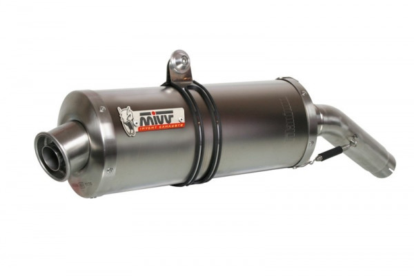 MIVV Endschalldämpfer Oval Big Edelstahl passend für Suzuki GSF 1250 Bandit & GSX 1250 FA