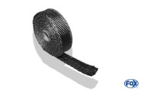 FOX Hitzeschutzband Titan 25mm breit aus Basaltfaser – dauerhaft bis 1000°C, kurzzeitig bis 1300°C FOX Hitzeschutzband Titan 25mm breit aus Basaltfaser – dauerhaft bis 1000°C, kurzzeitig bis 1300°C