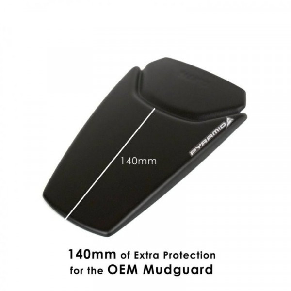 Pyramid Hinterradabdeckung Verlängerung Schwarz Matt passend für KTM 990 Duke ab 2024
