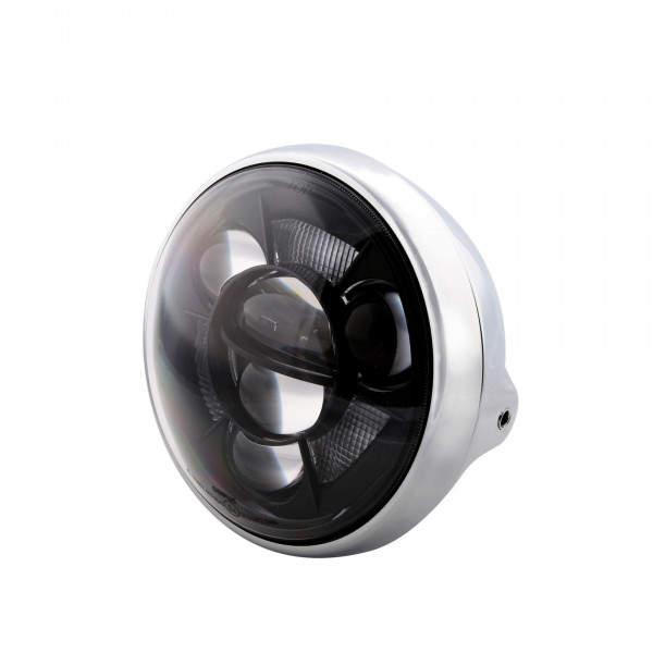 HIGHSIDER British-Style TYP 11 7 Zoll LED Scheinwerfer mit TFL