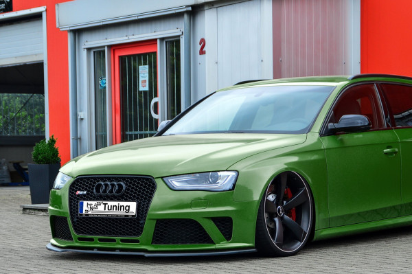 Cup Frontspoilerlippe für Audi RS4 B8 Bj. 2012-2015