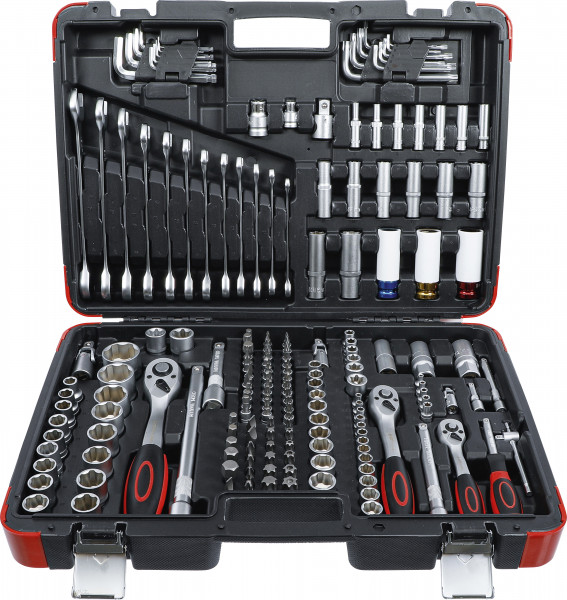 Steckschlüssel-Satz 176-tlg. Antrieb 6,3 / 10 / 12,5 mm