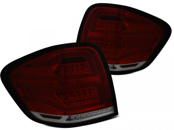LED BAR Rücklichter rot getönt passend für Mercedes M-Klasse W164 09-11