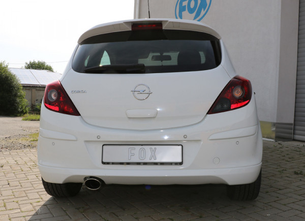 Opel Corsa D - Sportheck und OPC Line Endschalldämpfer - 115x85 Typ 32