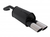 Novus Sportauspuff passend für Seat Arosa / VW Lupo 2x76mm SR-Design Novus Sportauspuff passend für Seat Arosa / VW Lupo 2x76mm SR-Design