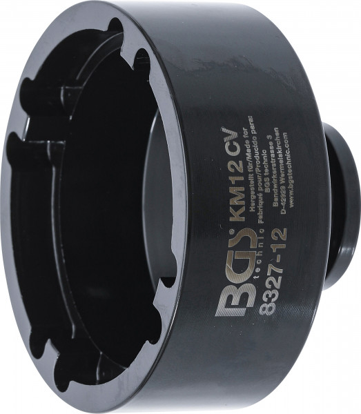 Nutmutternschlüssel KM12 mit innenliegenden Zapfen