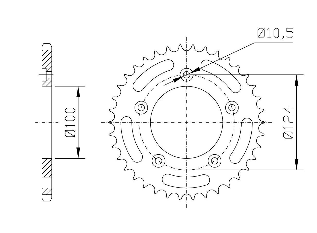 Ek Chain Kettensatz Mvxz F R Ducati Monster Ab Modelljahr