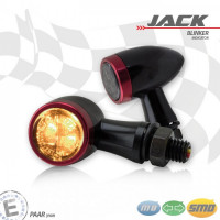 SMD-Blinkerset Jack schwarz/rot Alu getönt E-geprüft SMD-Blinkerset Jack schwarz/rot Alu getönt E-geprüft