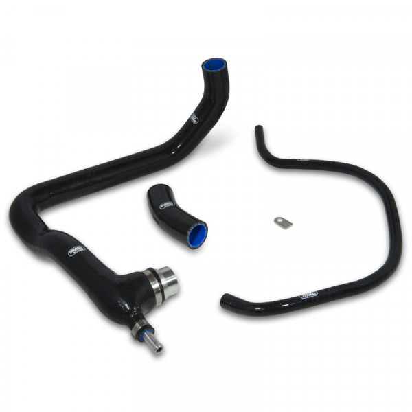 SAMCO SPORT Siliconschlauch Kit Thermostat Bypass schwarz für Yamaha YZF-R1 M MT10 Modelljahr 2015-2