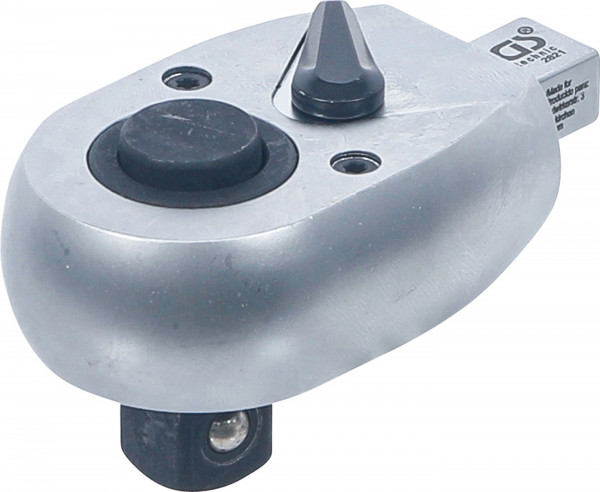 Einsteck-Umschaltknarre 12,5 mm (1/2 Zoll) mit Aufnahme 9x12 mm