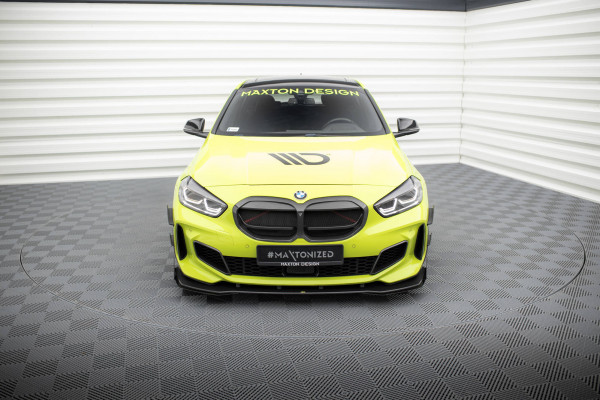 Front Stoßstange Flaps Für BMW 1er M-Paket / M135i / 128ti F40 Schwarz Hochglanz