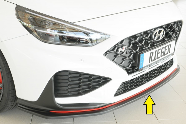 Rieger Spoilerschwert matt schwarz für Hyundai i30 N-Performance (PDE) 5-tür. (Fastback) 05.21- (ab