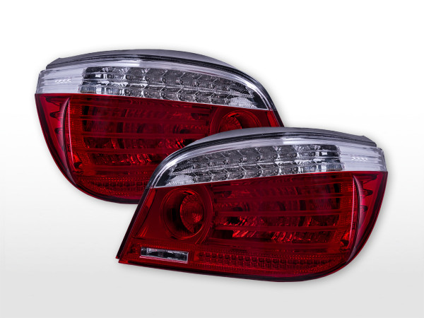 LED Rückleuchten Set BMW 5er Limousine Typ E60 03-06 klar/rot