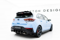 Spoiler CAP V.2 Für Hyundai I30 N Hatchback Mk3 / Mk3 Facelift Schwarz Hochglanz