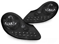 Scheinwerfer Daylight Komplett schwarz Hochglanz passend für Porsche Boxster 96-04 /911 996 Scheinwerfer Daylight Komplett schwarz Hochglanz passend für Porsche Boxster 96-04 /911 996