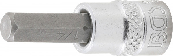 Bit-Einsatz | Antrieb Innenvierkant 6,3 mm (1/4") | Innensechskant 1/4"