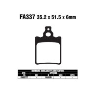 EBC FA337 TT Bremsbeläge passend für Aprilia Tuareg 125, KTM SX 65, KTM SX 60 EBC FA337 TT Bremsbeläge passend für Aprilia Tuareg 125, KTM SX 65, KTM SX 60