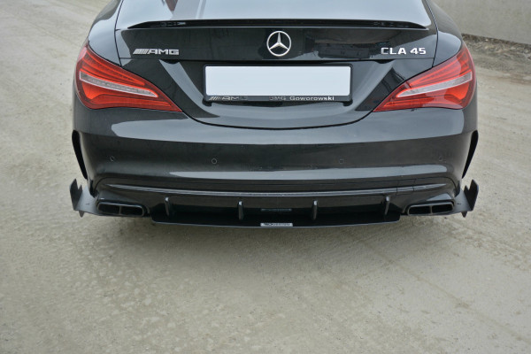 SPORT Heck Ansatz Flaps Diffusor Für Mercedes CLA A45 AMG C117 Facelift
