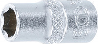 BGS Steckschlüssel-Einsatz 7 mm Sechskant 1/4 Zoll Innenvierkant BGS Steckschlüssel-Einsatz 7 mm Sechskant 1/4 Zoll Innenvierkant