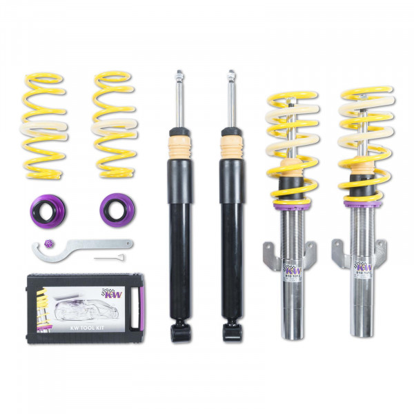 KW Gewindefahrwerk V1 inox VW POLO VI (AW, AW1, BZ1) 06/2017-