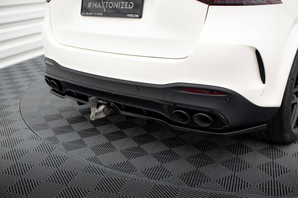 Mittlerer Cup Diffusor DTM Look Heck Ansatz Für Mercedes-AMG GLE 53 / 63 W167 / W167 Facelift Schwar