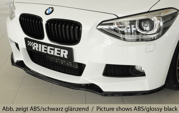 Rieger Spoilerschwert matt schwarz für BMW 1er F21 (1K2) Lim. / 2-tür. 09.12-03.2015 (bis Facelift)