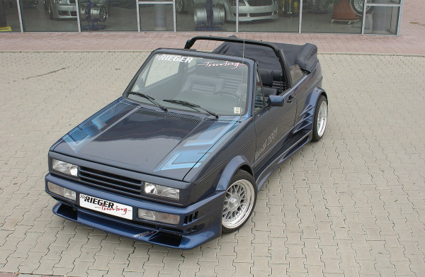 Rieger Spoilerstoßstange Breitbau I für VW Golf 1