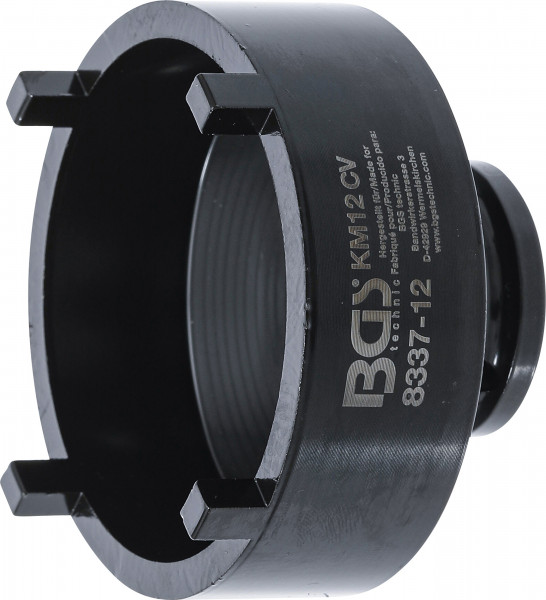 BGS Nutmutternschlüssel KM12 mit außenliegenden Zapfen