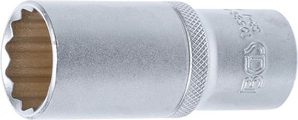 BGS Steckschlüssel-Einsatz Zwölfkant, tief SW 24 mm
