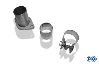 FOX Vorschalldämpferersatzrohr Ø63,5mm passend für Opel Astra G FOX Vorschalldämpferersatzrohr Ø63,5mm passend für Opel Astra G