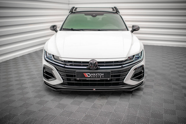 Front Ansatz V.3 Für Volkswagen Arteon R Schwarz Hochglanz