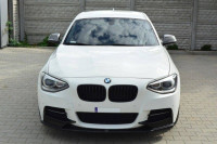 Front Ansatz Für BMW 1er F20/F21 M-Power (vor Facelift) Schwarz Hochglanz