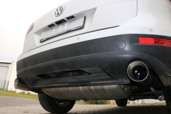 FOX Endrohrpaar Edelstahl 1x114 Typ 25 rechts/links passend für VW Touareg 7P