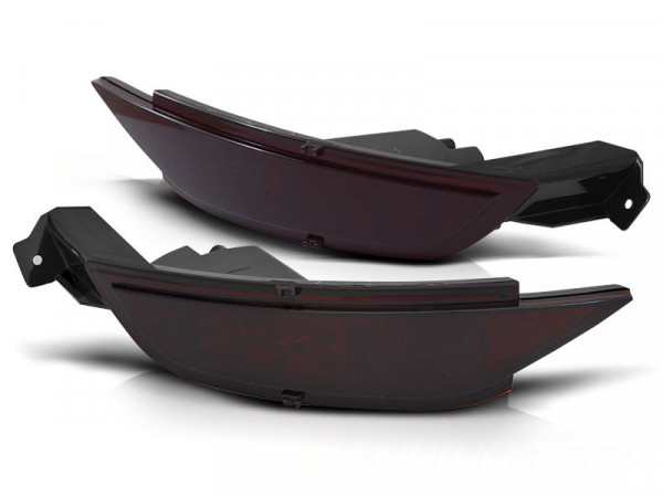 LED Nebelscheinwerfer rot getönt passend für Ford Fiesta Mk7 08-16