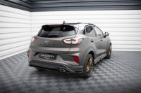 Heck Ansatz Flaps Diffusor Für Ford Puma ST-Line Mk1 Schwarz Hochglanz