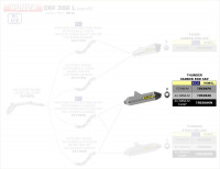 Arrow Street Thunder Endschalldämpfer Aluminium passend für Honda CRF 250/300 L/Rally 17-21 Arrow Street Thunder Endschalldämpfer Aluminium passend für Honda CRF 250/300 L/Rally 17-21